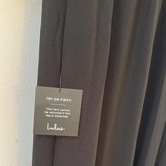 Lulus One-Shoulder Black Maxi Dress with Back Cutout – Size Small – NWT - Picture 8 of 11